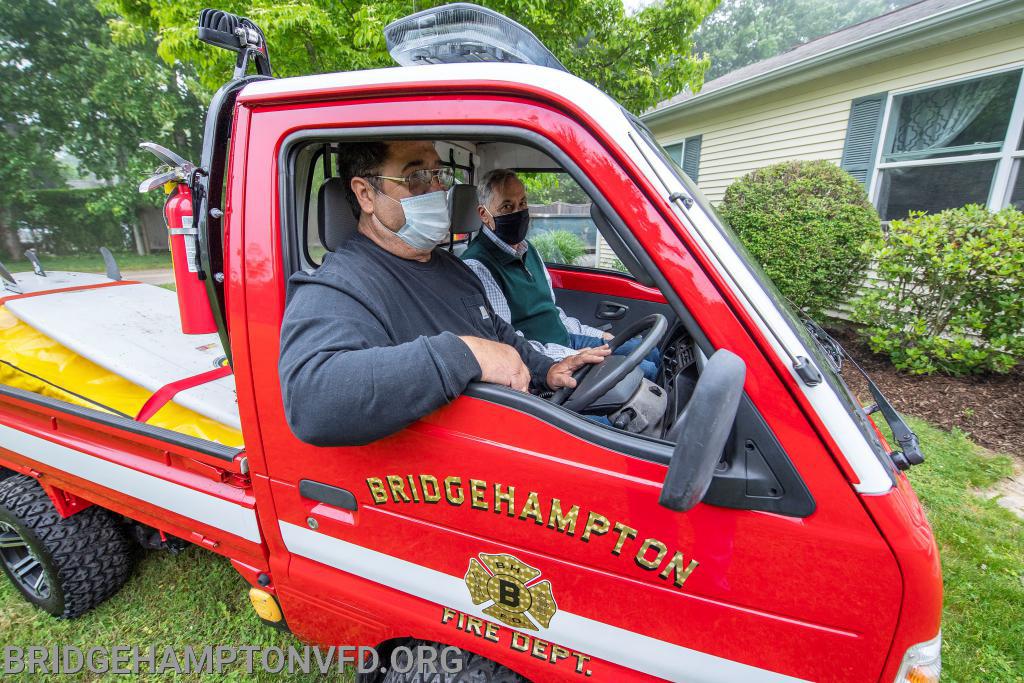 . Bruce Dombkowski escorts Jack down his driveway out to the road in 7-2-15 BIG DOG. 